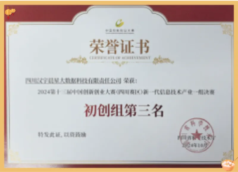 2024 中国创新创业大赛第三名